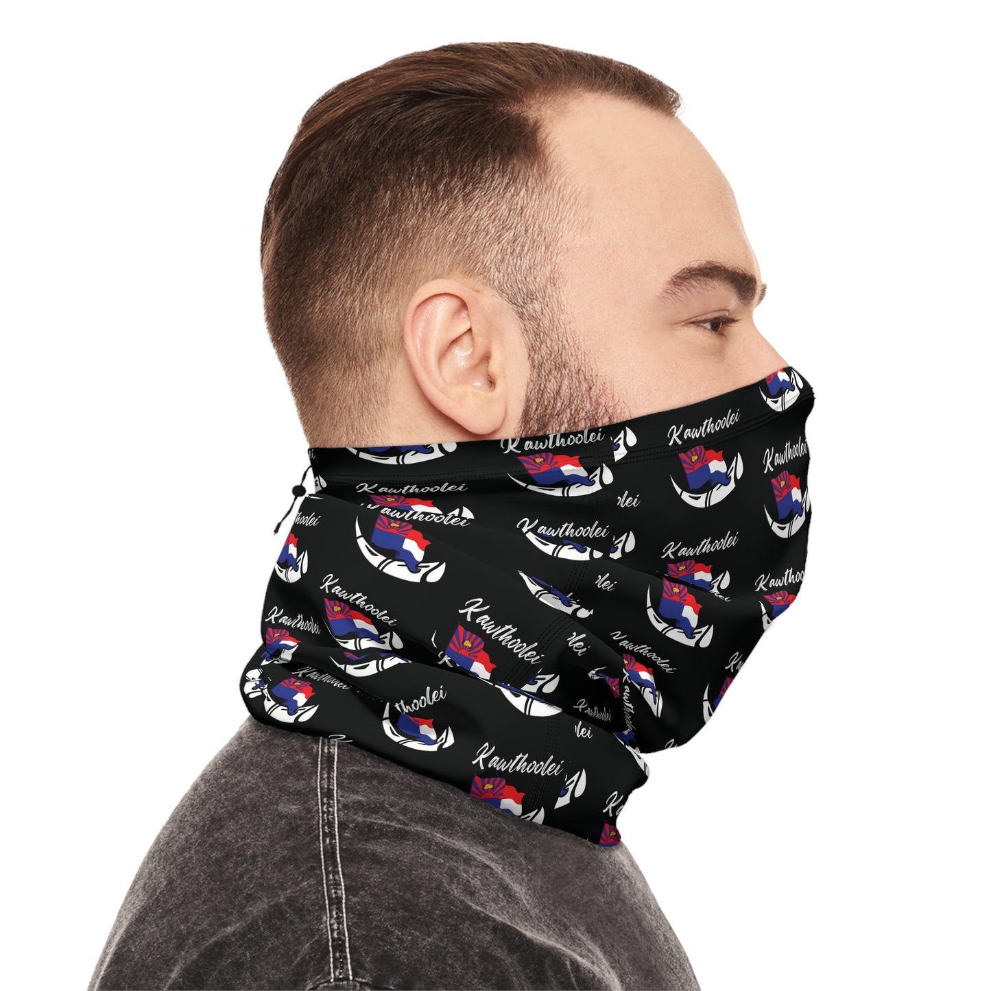 Kawthoolei Black Winter Neck Gaiter