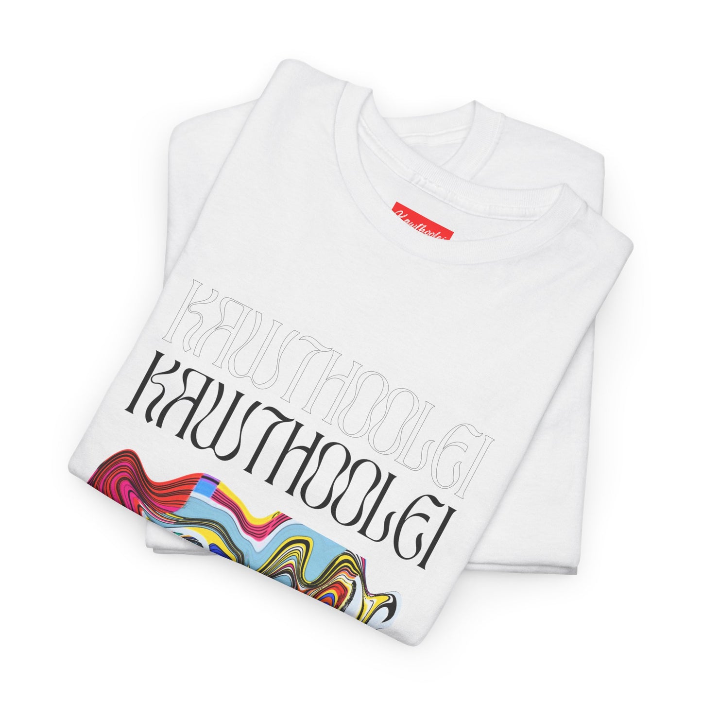 Unisex Colorful Paint Splash Heavy Cotton Tee