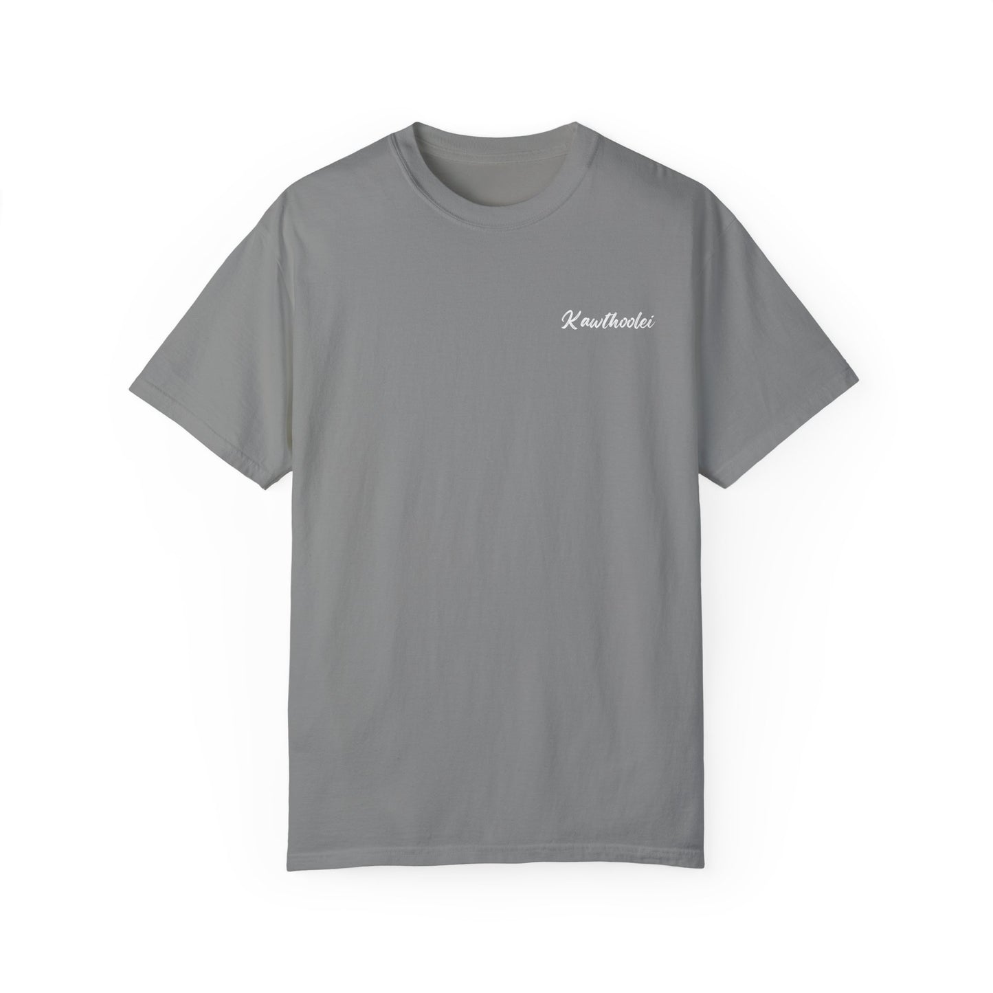 Unisex Simple Kawthoolei Garment-Dyed T-shirt