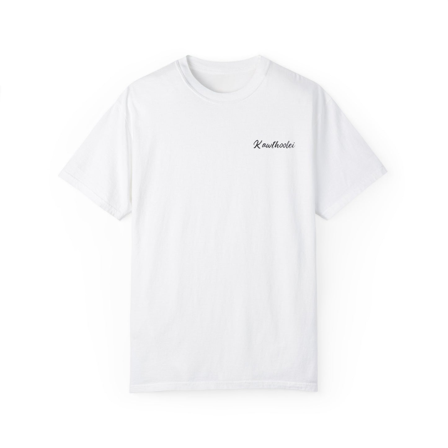 Unisex Simple Kawthoolei Garment-Dyed T-shirt