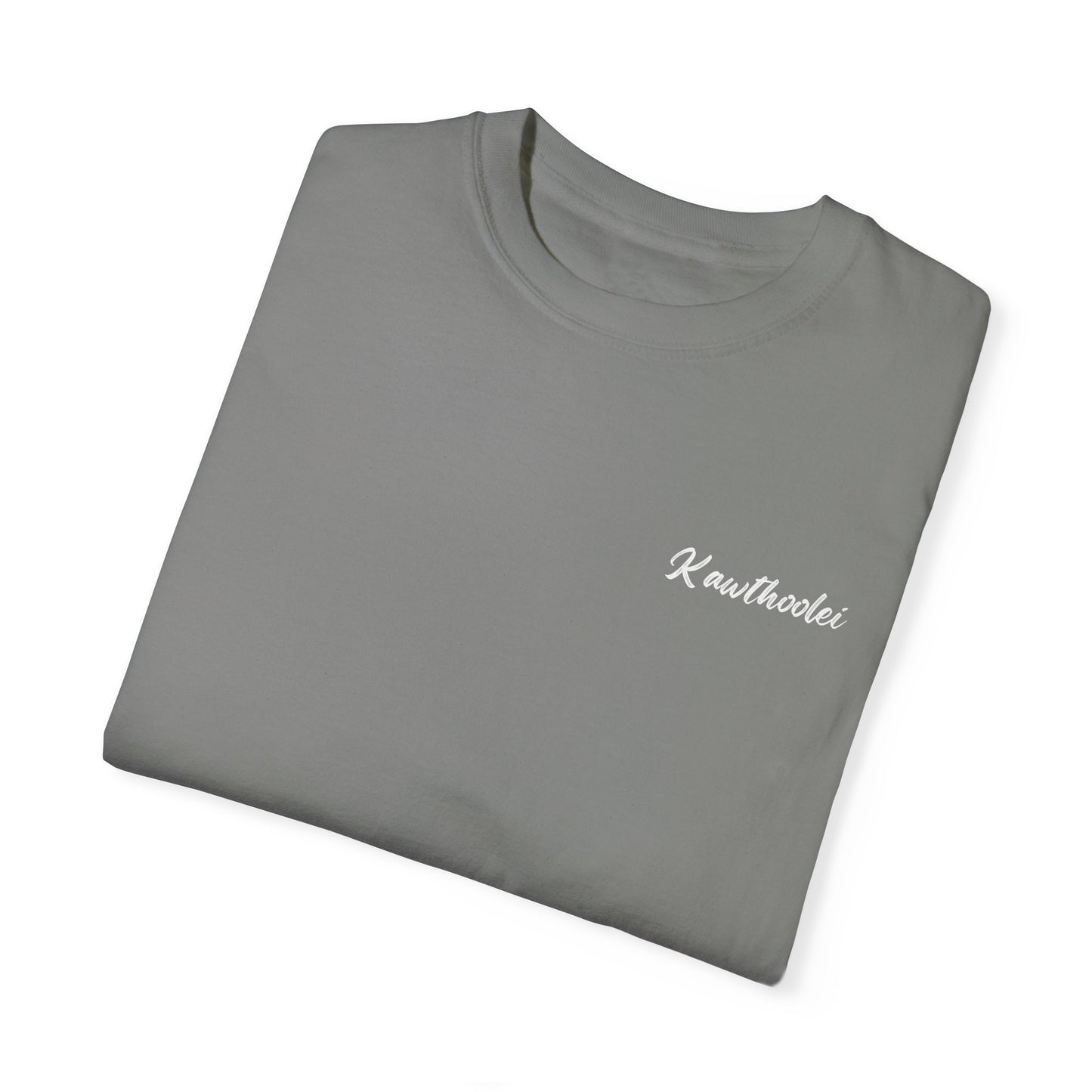Unisex Simple Kawthoolei Garment-Dyed T-shirt