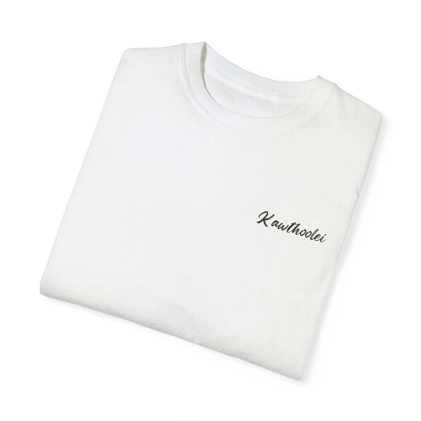 Unisex Simple Kawthoolei Garment-Dyed T-shirt