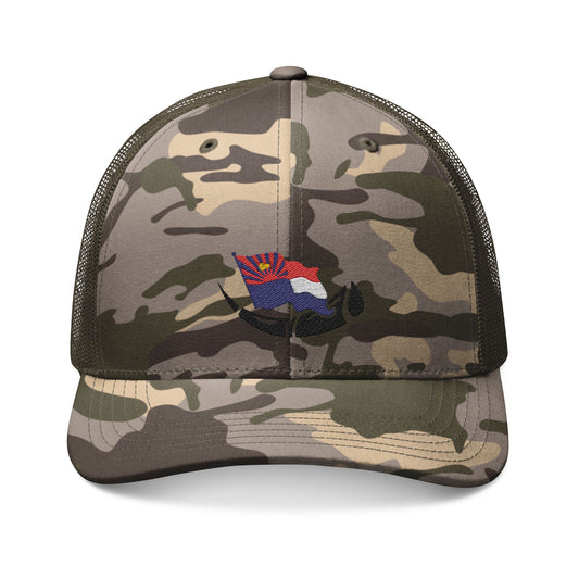 Embroidered Camo Hat