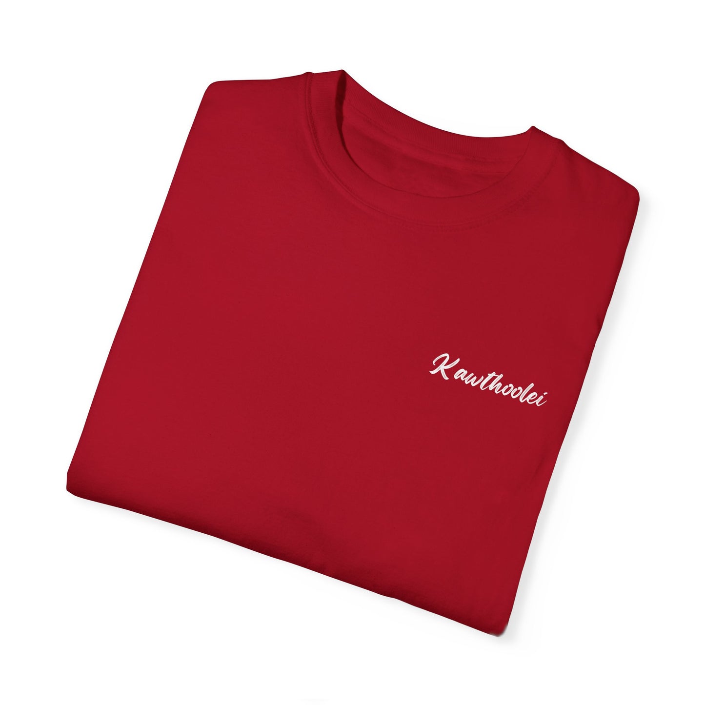 Unisex Simple Kawthoolei Garment-Dyed T-shirt