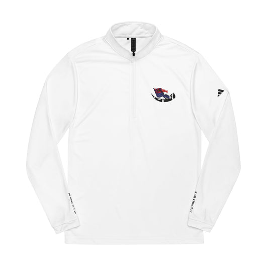 Adidas Man and Women Quarter-Zip Sportswear | Embroidered Chest Design
