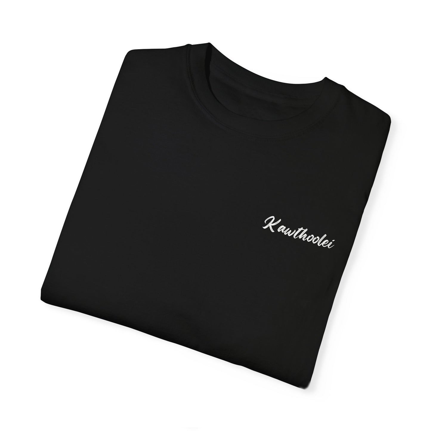 Unisex Simple Kawthoolei Garment-Dyed T-shirt